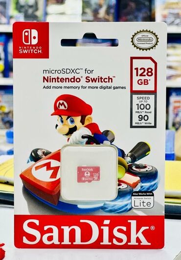 sandisk 128gb: Nintendo switch üçün memory card ( 128gb ). Nintendo switch oled