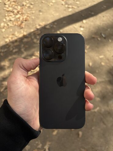 фейдер: IPhone 15 Pro, Колдонулган, 128 ГБ, Black Titanium, Коргоочу айнек, Каптама, 88 %
