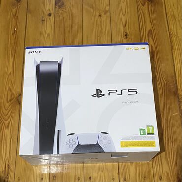 PS5 (Sony PlayStation 5): Sony playstation 5, 825gb. Əla vəziyyətdədir və heç bir problemi