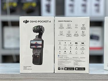 Техника и электроника: DJI Osmo Pocket 4 – Vlog/Creator Combo Kompakt, cibə sığan 3 oxlu — 2