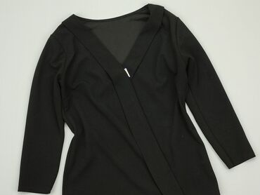 bluzki czarne z długim rękawem: Блуза жіноча, S, стан - Хороший
