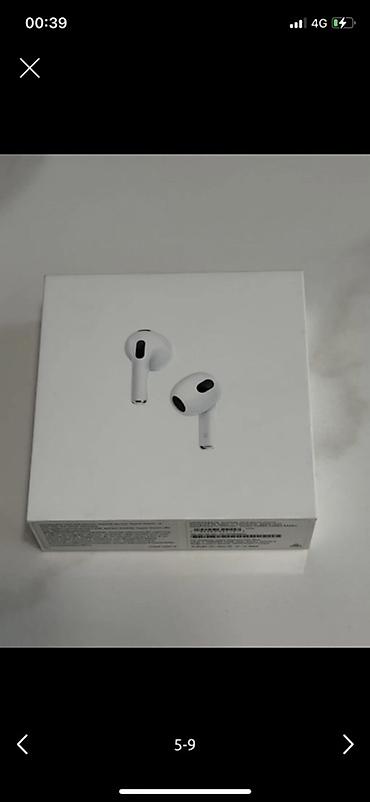 наушники pro 5: Apple AirPods (3‑е поколение) с зарядным футляром Lightning. Основные — 2