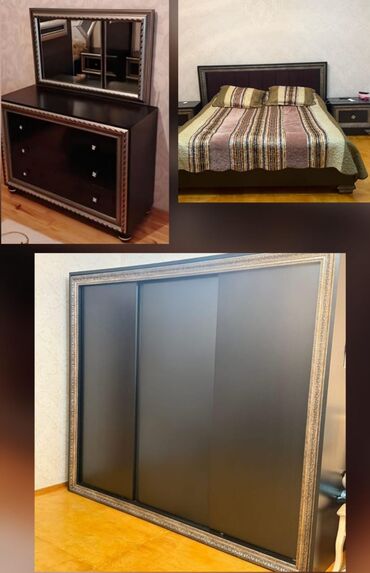 продать мебель бу: 2 təknəfərlik çarpayı, Dolab, Termo, 2 tumba, İşlənmiş