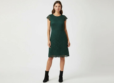 zielona sukienki midi na wesele: ONLY, Women`s dress, size M