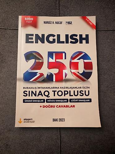 Məhsul: “ENGLISH 250 – Sınaq Toplusu” (Nərgiz R. Nəcəf, NNR Academy) - lalafo.az -da Məhsul: “ENGLISH 250 – Sınaq Toplusu” (Nərgiz R. Nəcəf, NNR Academy) -