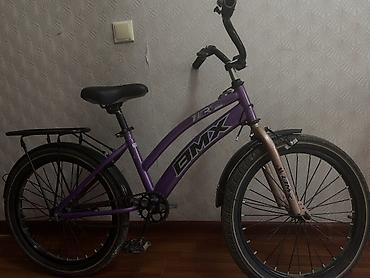 Городской велосипед BMX, фиолетовый - Рама: стальная, с плавной