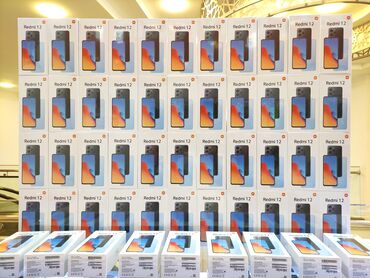 sim nomrelerin satisi ve qiymetleri: Xiaomi Redmi 12, 256 GB, rəng - Mavi, 
 Zəmanət, Sensor, Barmaq izi