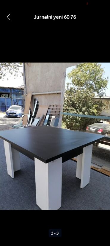 Masalar: Mətbəx masası, Yeni, Açılmayan, Laminat, Kvadrat masa — 15