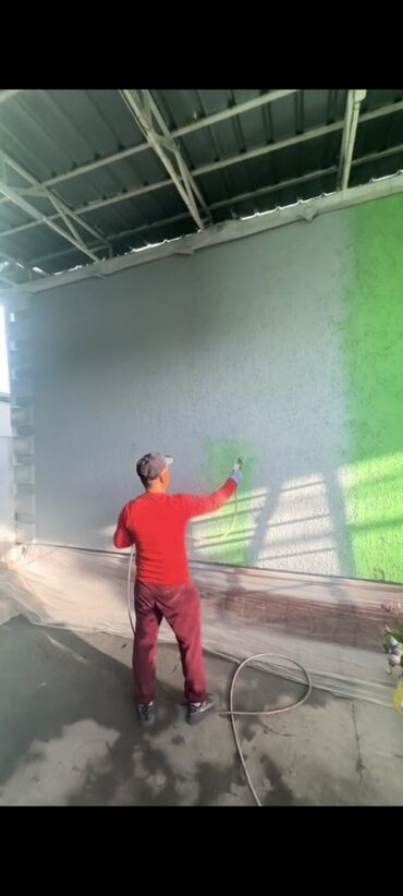 прайс лист на отделочные работы бишкек 2024 год: Покраска ворот, Покраска стен, Покраска потолков, На водной основе, На масляной основе, Больше 6 лет опыта