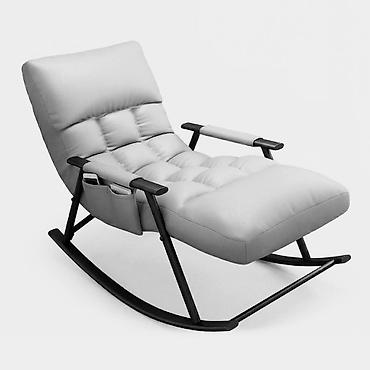 stolica merdevine: Rocker ležaljka sa džepovima – ergonomska fotelja za ljuljanje i odmor — 4