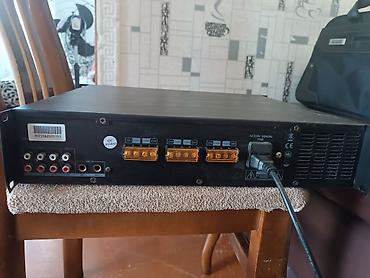 12v 220v dönüştürücü: ZOODO ZO-120W6 gücləndirici/miksər - 6 kanal çıxış idarəsi: CH1–CH6 — 2