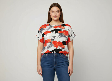 Bluzki: Bluzka damska, rozmiar 3XL w lalafo.pl Bluzki: Bluzka damska, rozmiar 3XL