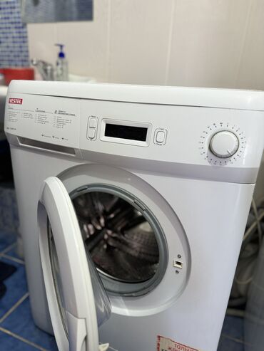 купить бу стиральную машинку: Стиральная машина Vestel, Б/у, Автомат, До 5 кг, Компактная