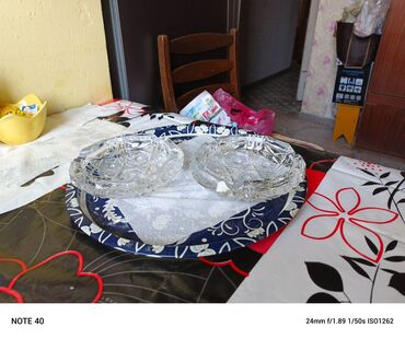 Digər dəstlər və servizlər: Xrustal kül qabı Çexiya 2 si biryerdə satılır çatdırılma 1 manat əlavə — 11