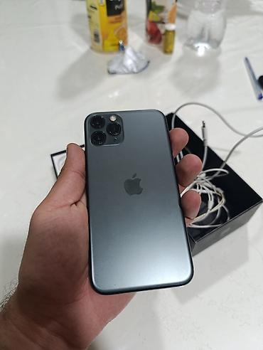 iphone 11 pro pil: IPhone 11 Pro, 256 GB, Yaşıl, Qırıq, Face ID — 3