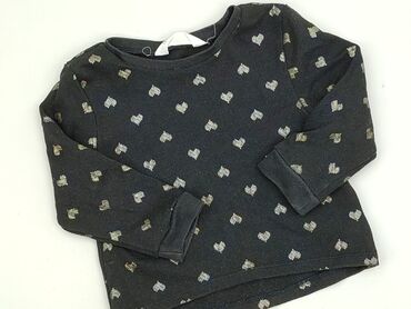 biały sweter dla dziewczynki: Bluza, H&M, 1.5-2 lat, 86-92 cm, stan - Bardzo dobry