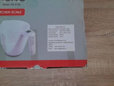 Ostala kuhinjska oprema: Nova kuhinjska digitalna vaga do 5 kg i poklon nova Varta baterija — 5