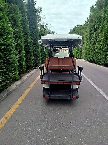 Microcar: Elektrikli 6+2 yerlik tur avtomobili (golf kar) - Uzun baza, 3 cərgə — 6