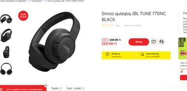 dj aparatı: Huawei freebuds 5i və jbl 770 bt bu ikisi bir yerdə cəmi 180 manat