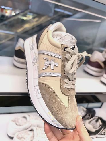 Кроссовки и спортивная обувь: Premiata Мужские-Женские кроссовки в ретро-стиле с массивной подошвой — 11