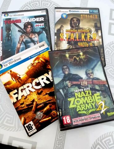 CD, DVD диски: Обменяю все 4 крутые игры на любую годную вещь. состояние отличное