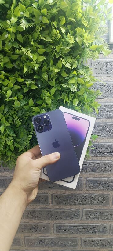 IPhone 14 Pro Max, 128 GB, Deep Purple, Simsiz şarj, Face ID