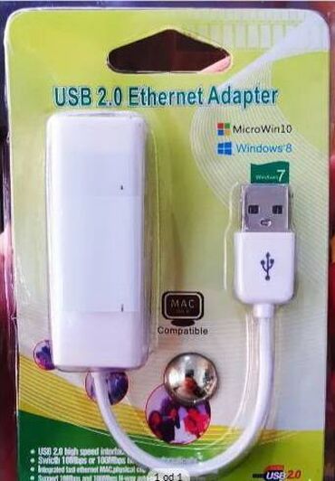 toshiba satellite laptop: USB Lan adapter