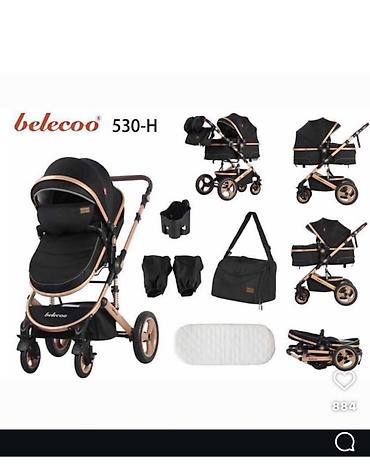 Belecoo 530-H uşaq arabası dəsti - 2-in-1 sistem: lyulka (körpə