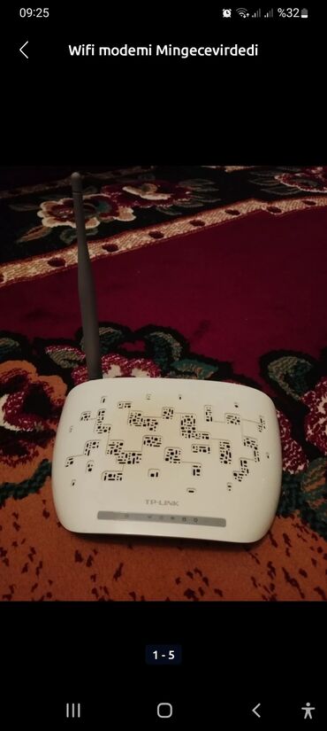 işlenmiş noutbuklar: Modem