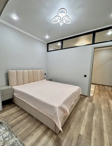 купить квартиру в киргизии: 1 бөлмө, 45 кв. м, 106-серия жакшыртылган, 4 кабат, Евроремонт