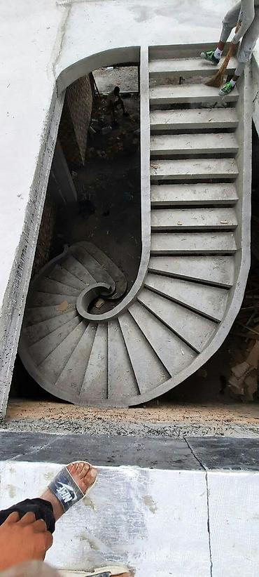 Обшивка лестниц: ТЕПКИЧ бетонная Лесницы, узб мастер Лесницы из бетона для частних at lalafo.kg — 11 Обшивка лестниц: ТЕПКИЧ бетонная Лесницы, узб мастер Лесницы из бетона для частних — 11