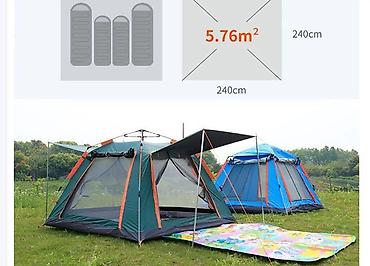 Oprema za kampovanje: Automatski šator za kampovanje – prostran, vodootporan i sa mrežom — 10