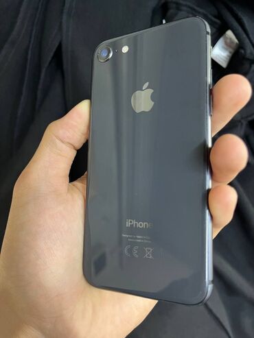 iohone 8: IPhone 8, Колдонулган, 256 ГБ, Кара, 76 %