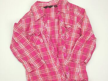 Shirts: Shirt 13 years, condition - Very good, pattern - Cell, color - Pink