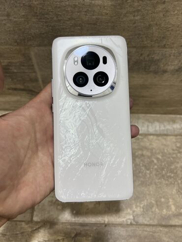 оборудование для холодильника: Honor Magic 6 Pro, Колдонулган, 256 ГБ, түсү - Ак, 2 SIM