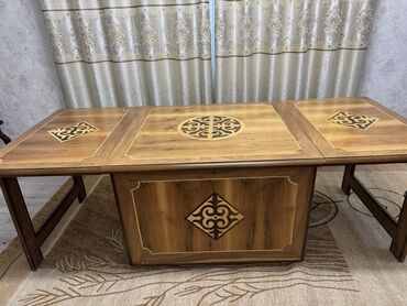 Столы для зала: Стол для зала, Б/у, Складной, Прямоугольный — 8