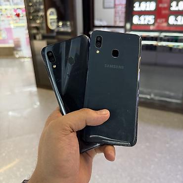 Samsung Galaxy A30, Колдонулган, 32 ГБ, түсү - Көк, 2 SIM