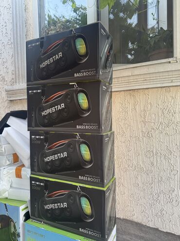 портативные колонки акустическим кабелем: Колонки оригинальные HOPESTAR A60 100w с микрофоном новые