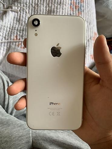 ди стор бишкек: IPhone XR, белый — оригинальный корпус с задним стеклом и рамкой - — 1