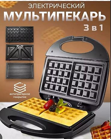 сендвичница вафельница: Электрический мультипекарь 3-в-1 DSP - Универсальный прибор для — 3