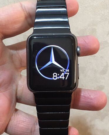 apple watch 44: İşlənmiş, Smart saat, Apple, rəng - Qara