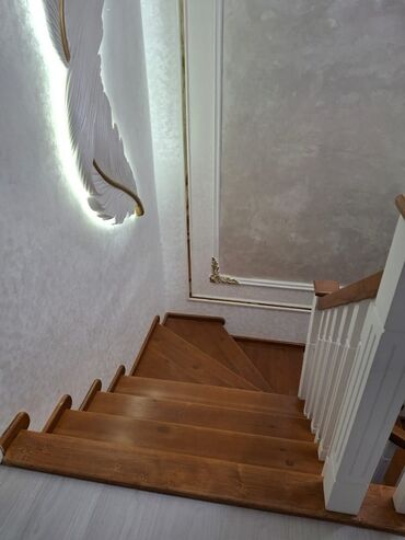 Деревянные лестницы: Деревянная лестница Для дома, Бесплатная доставка, Форма лестницы: Много-маршевая, Стиль: Классический — 5