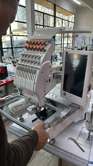 Промышленные швейные машинки: 1 головка Вышевка миналар вышевалное Вышивки, ВЫШИВАЛЬНАЯ