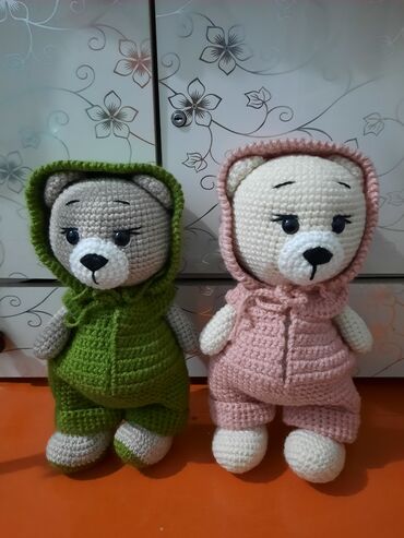 Игрушки: В продаже экологически чистые вязаные игрушки, ручная работа,качество — 13