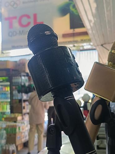 микрофон для компа: Портативный караоке‑микрофон со встроенной колонкой и настольной — 2