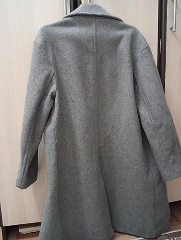 amibo pantalone: Bershka ženski kaput, sivi - Model: klasični ravni kroj, dužina do — 2