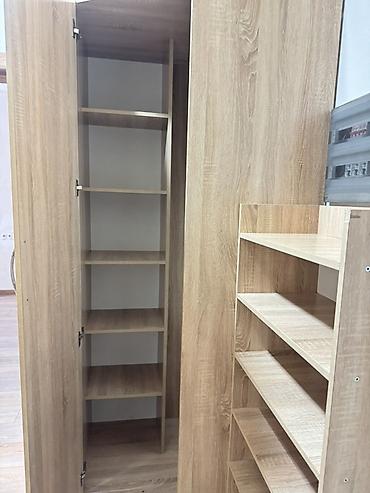 cupboard: Шкаф-прихожая, Б/у, С зеркалом, ЛДСП — 2