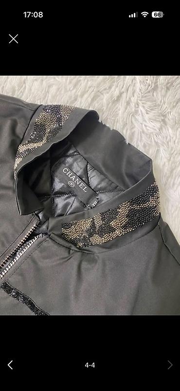 bas ortusu: Jilet, Chanel, 2XL, rəng - Qara — 4