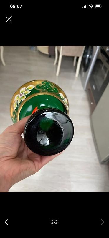 konfet sebetleri: Məhsul: Şüşə dekorativ qaşqay (2 ədəd) Təsvir: - Material: qalın — 3