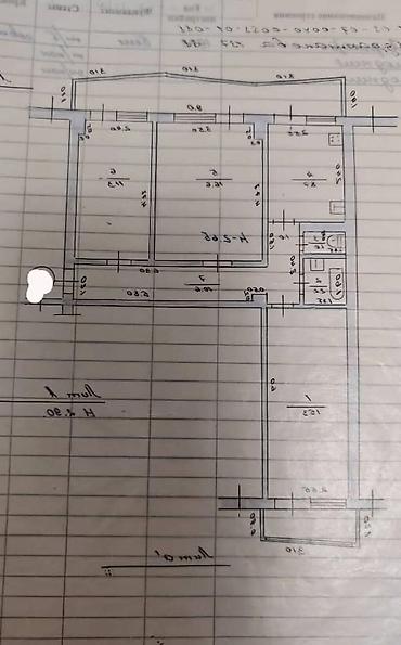 Продажа квартир: 3 комнаты, 82 м², Юг-2 мкр Индивидуалка, 9 этаж, Старый ремонт — 2